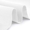 2 Pack White Round Tablecloths 60 Inch for 20-48 in Tables 200 GSM Premium Quality Textured Washable Polyester Fabric Table Cloth [60'' is Not Table S