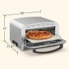 Pizzas in Minutes – Portable Countertop Pizza Oven – Stainless Steel - CPZ-120